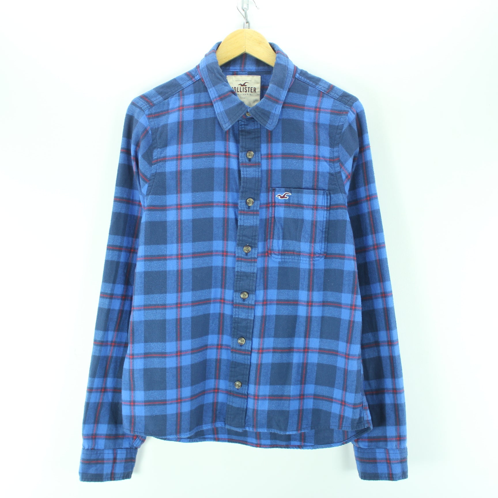 hollister checkered long sleeve