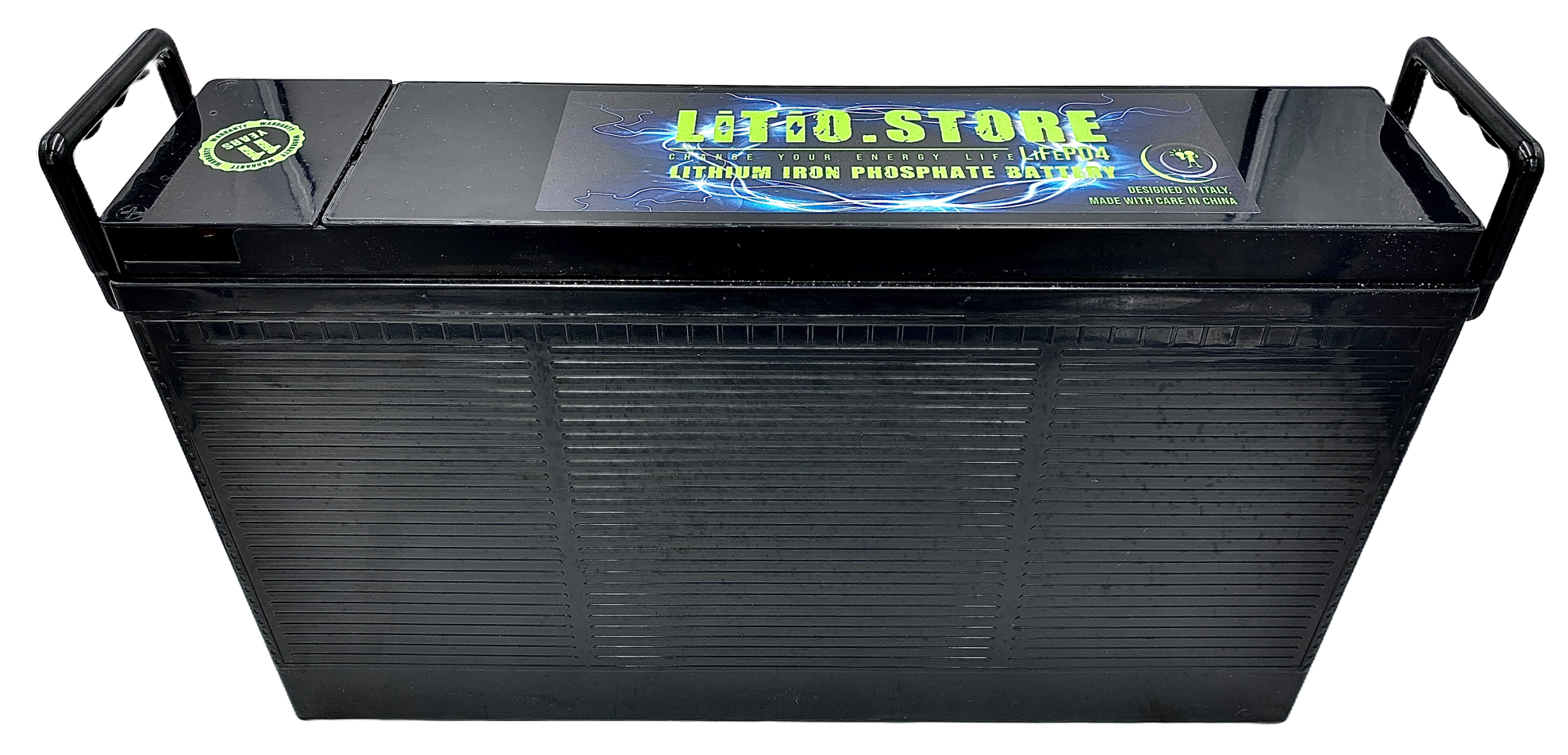 Batteria LiFePO4 24V 50Ah Litio Store LFP 50A BMS 1280Wh Serie Ultraslim