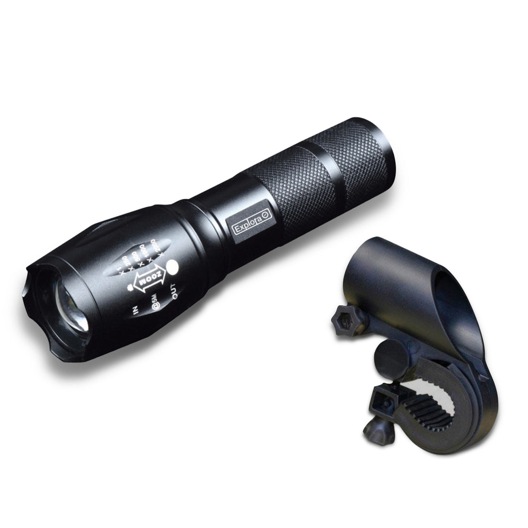 tactical flashlight bike mount