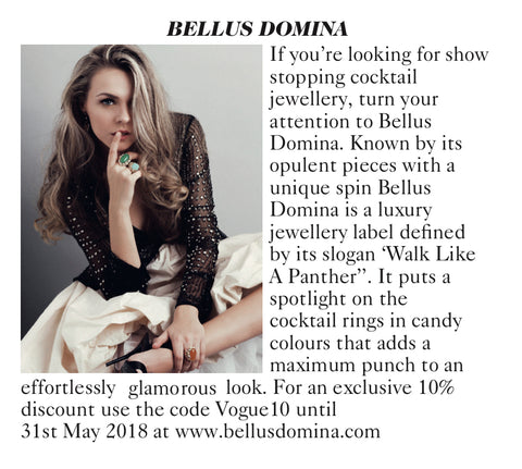 Vogue X Bellus Domina Jewellery 