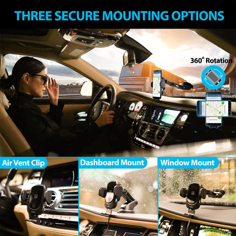 3 automatic mounting options