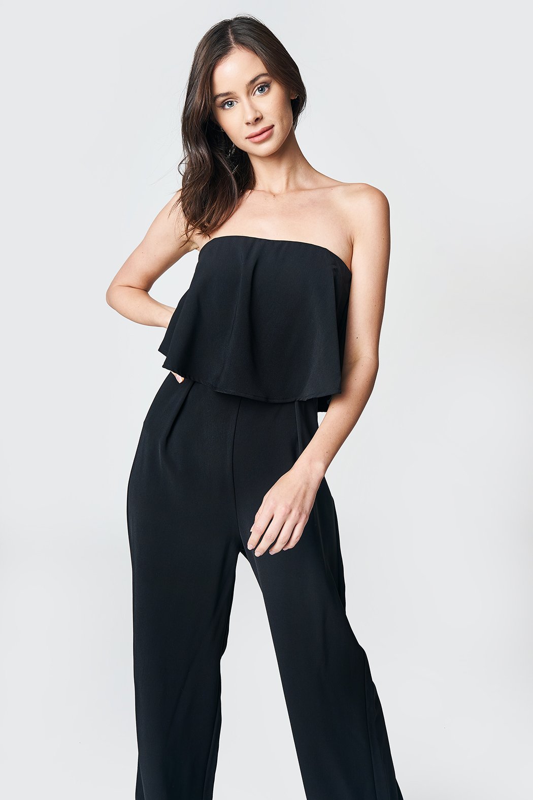 Elvie Strapless Jumpsuit – Sugarlips