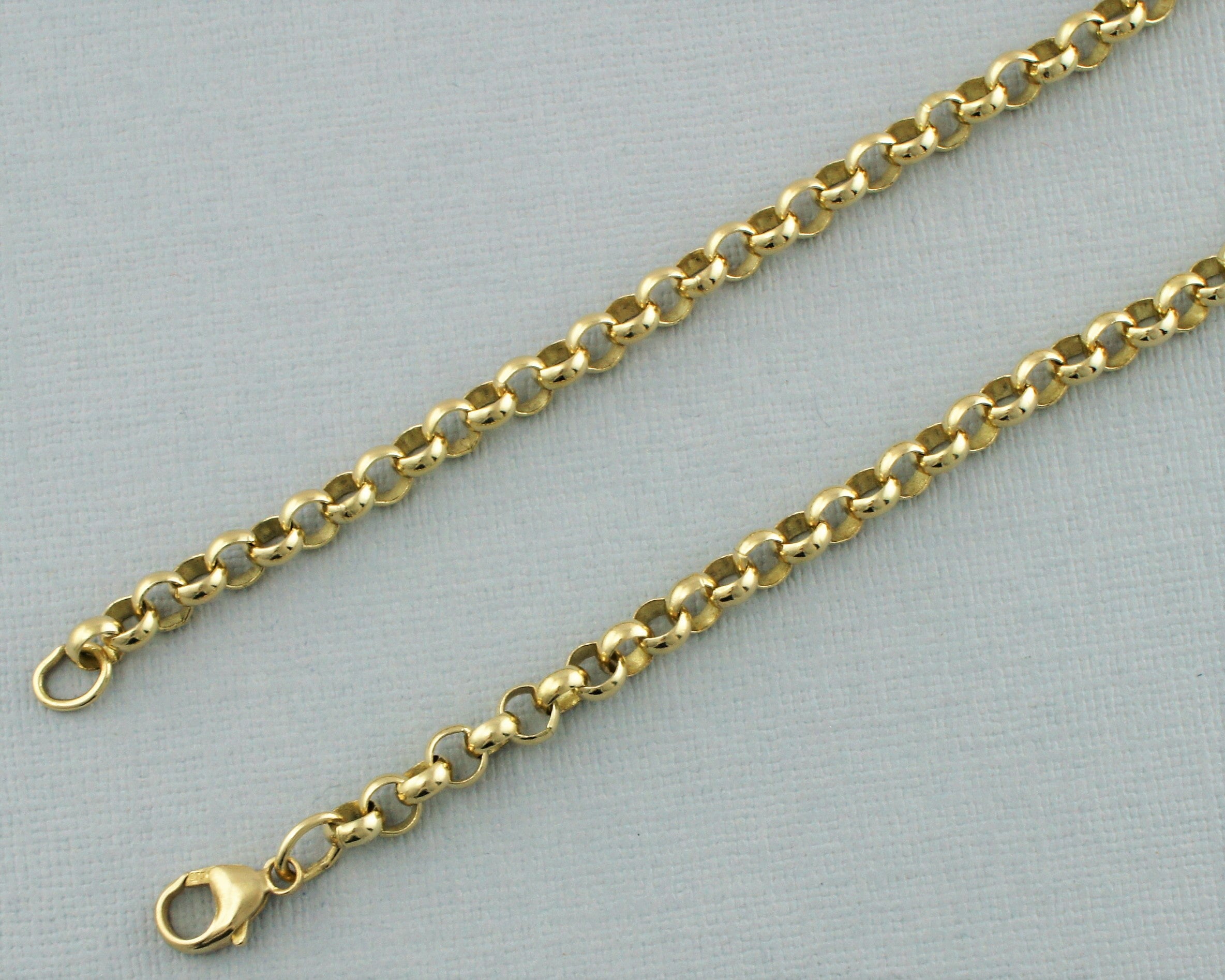 9ct Solid Gold Chain For Men 375 Solid Gold Belcher Chain Necklace - 4 ...