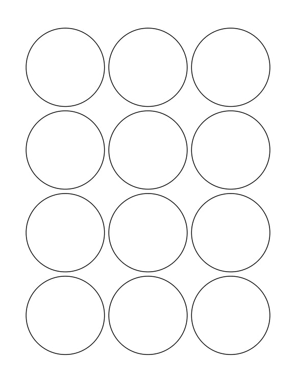 2 1/4 Diameter Round White Label Sheet – labelsbythesheet.com