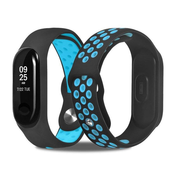 Mi Band 3 Fitness Smart Band Nike Sports Watch Straps Belt Black & Blue