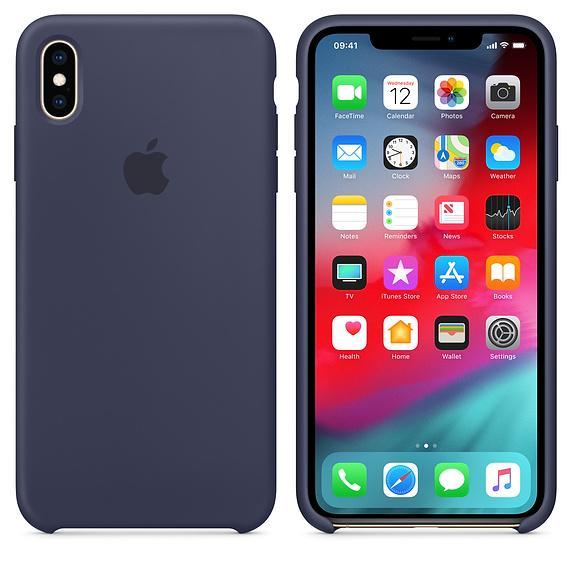 Silicone Case for Apple iPhone XS Max - Dark Blue