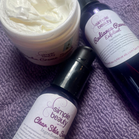 simple beauty minerals exfoliation