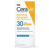 CeraVe Tinted Sunscreen with SPF 30 | Hydrating Mineral Sunscreen With Zinc Oxide & Titanium Dioxide | Sheer Tint for Healthy Glow