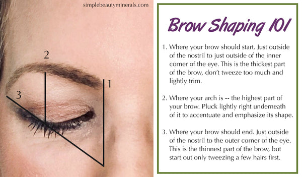 brow tutorial for mature eyes - simplebeautyminerals.com