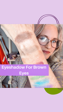 eyeshadow colors for brown eyes - instagram video