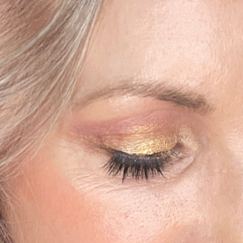 close up eye makeup holiday glam over 50