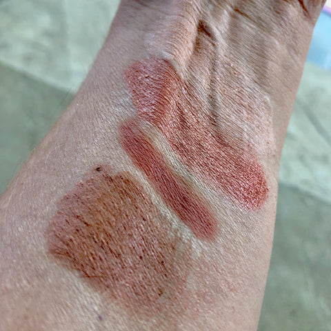 terracotta makeup color swatch