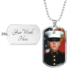 Custom Dog Tag Photo Necklace-Best Gifts For 11 Year Old Boys