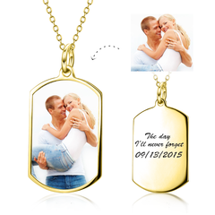 photo tag necklace