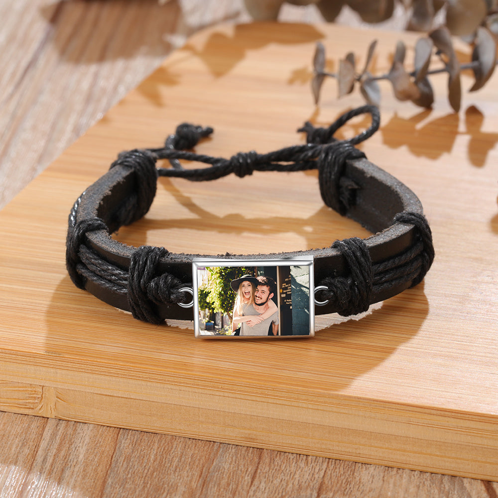 Photo Leather Bracelet