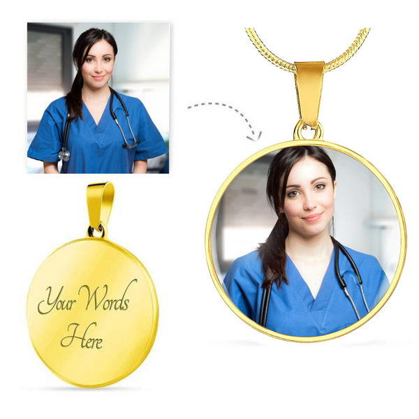 Custom Photo Necklace For Nurse- Gifts For Nurses