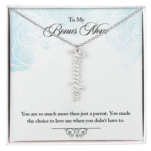 Best Personalized Name Necklace Gifts For Bonus Mom- A Meaningful Mother's Day Gifts