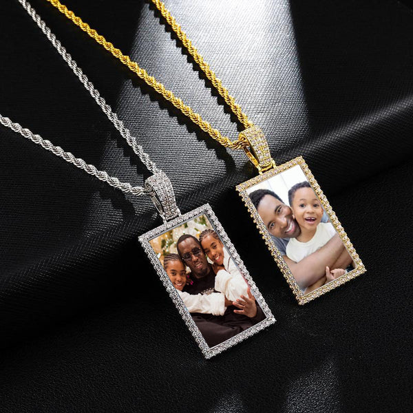 Square Photo Necklace