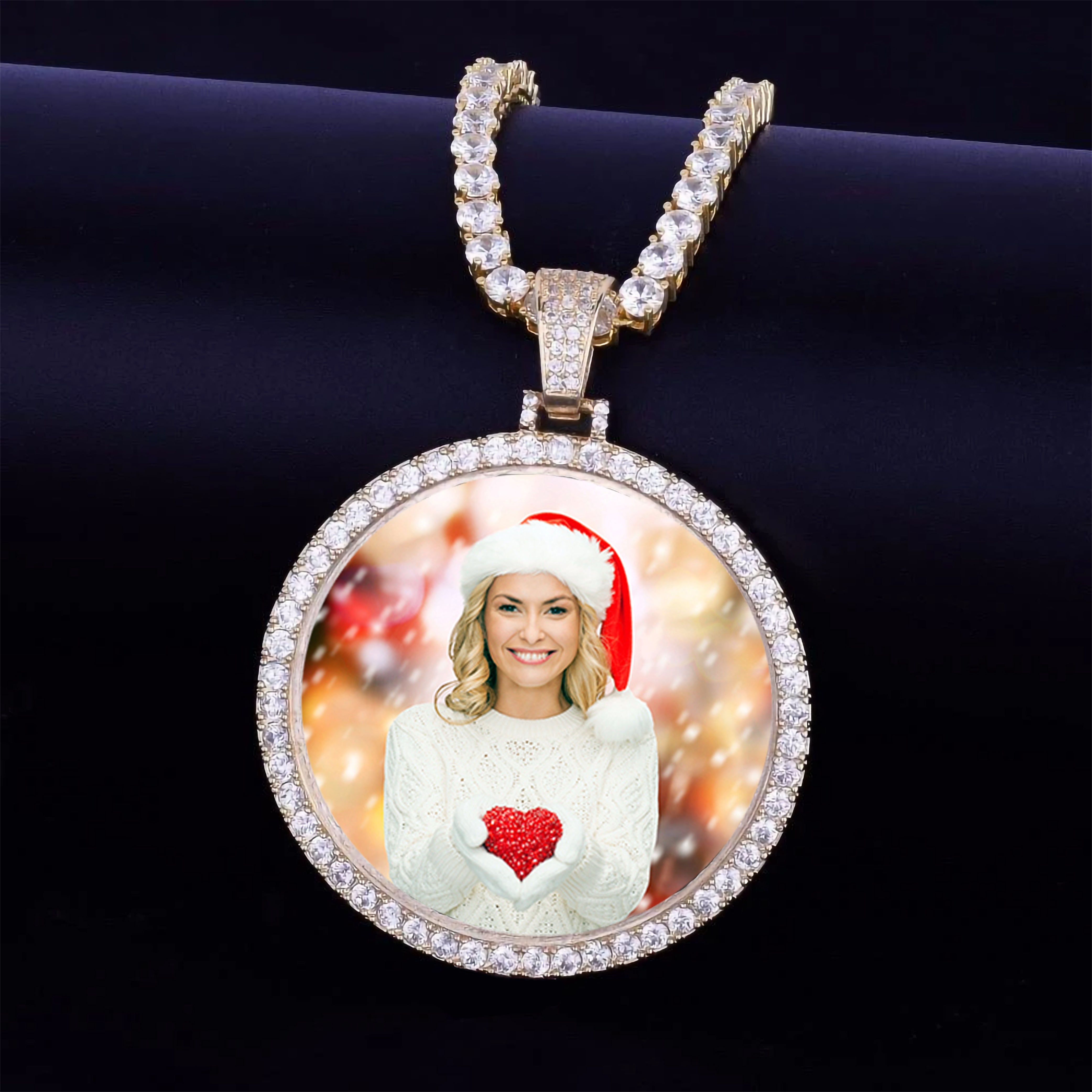 Photo Medallion Necklace