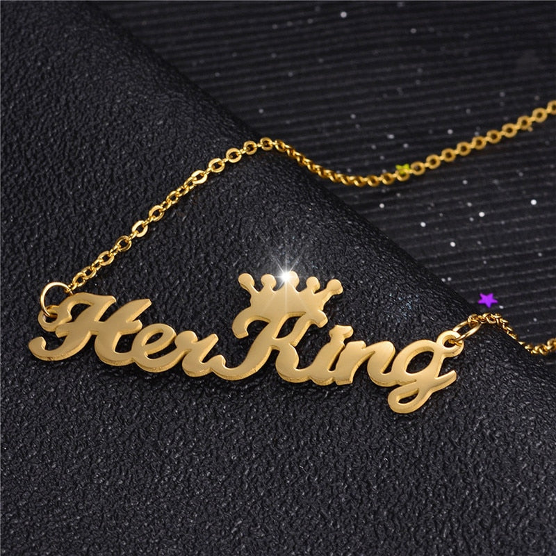14k Gold Name Necklace For Women – Engraved Giftsly