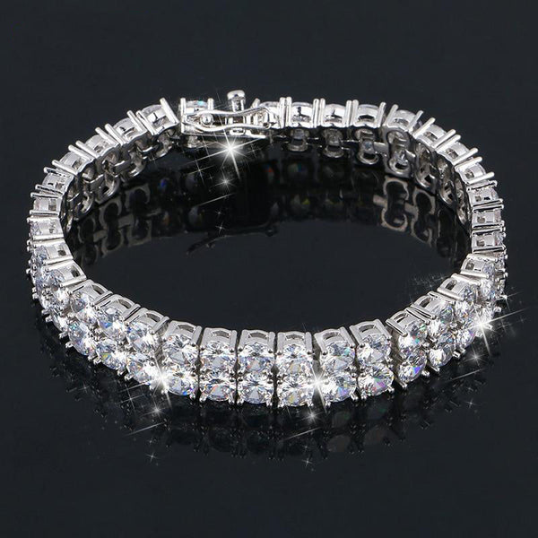 Crystal Bracelets- Men's Bracelets- Hip Hop Bracelets