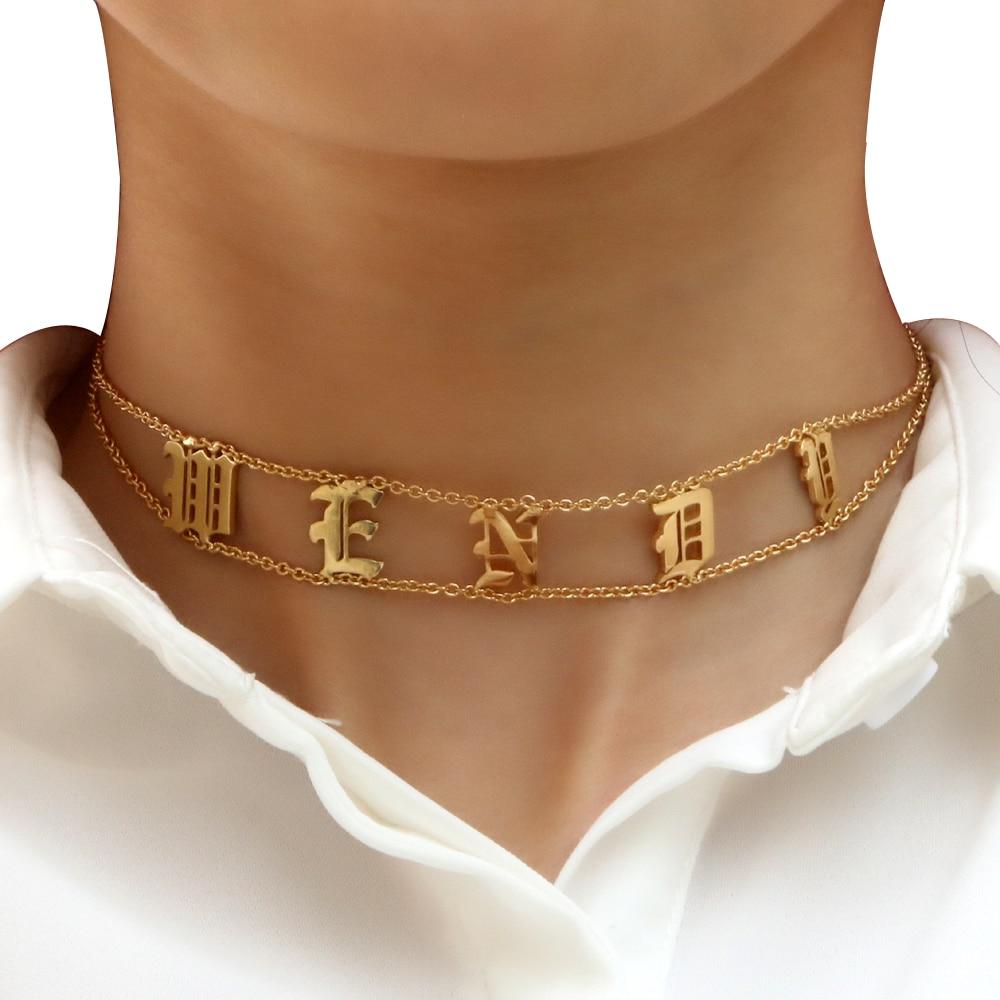 Personalized Name Necklace- Choker Style