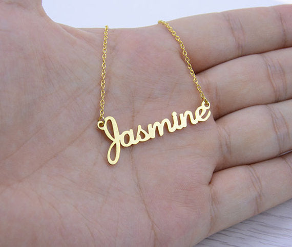 Personalized Name Jewelry- Necklaces For Women With Names-Custom Nameplate Necklace