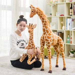 life size plush giraffe