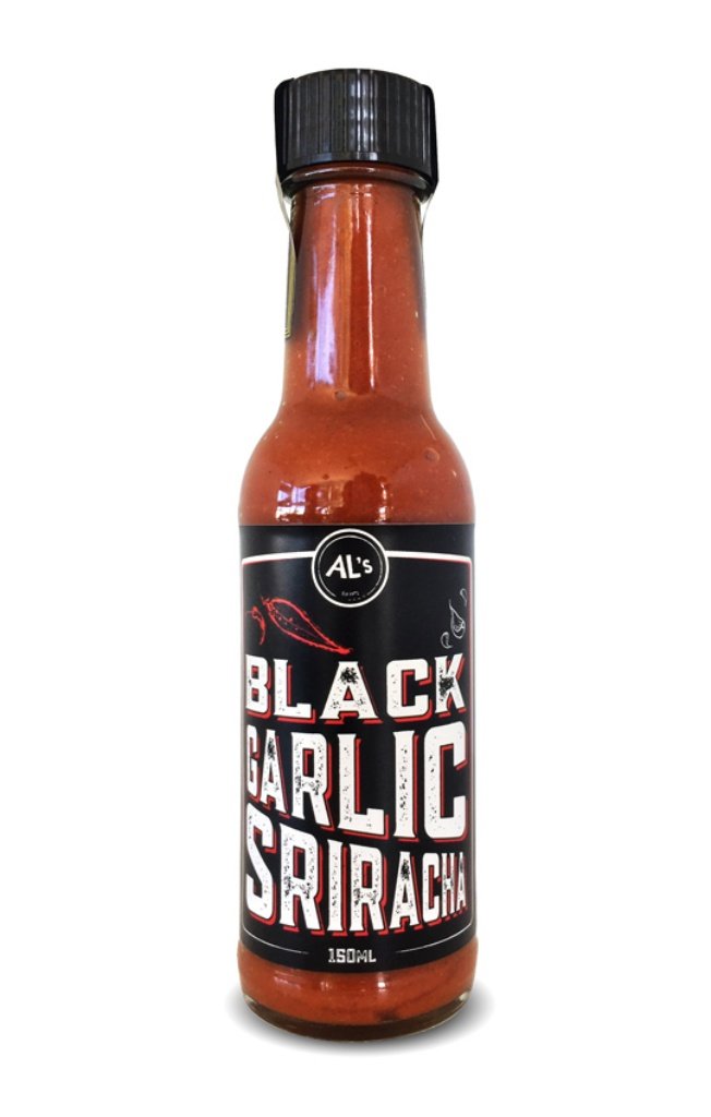 Al's Black Garlic Sriracha sauce 150ml - Kai NZ Foods Limited