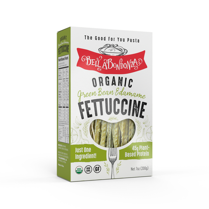 Organic Green Bean Edamame Fettuccine - 6pk