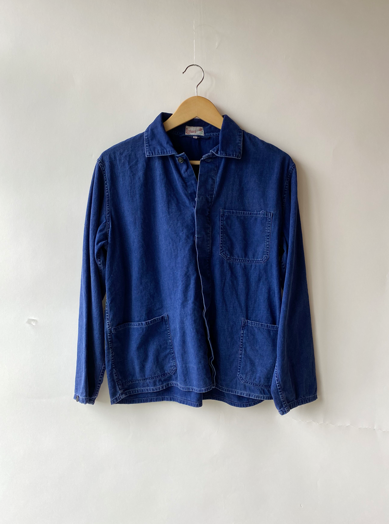 Vintage French Workwear Chore Jacket - Indigo – We Thieves