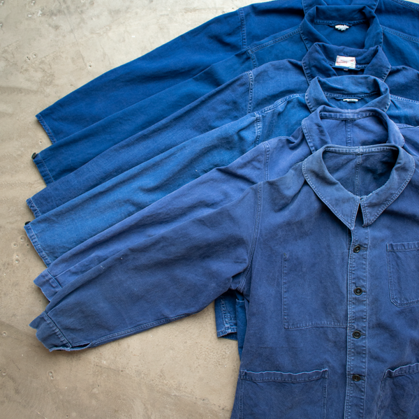 Vintage French Workwear Chore Jacket - Indigo – We Thieves