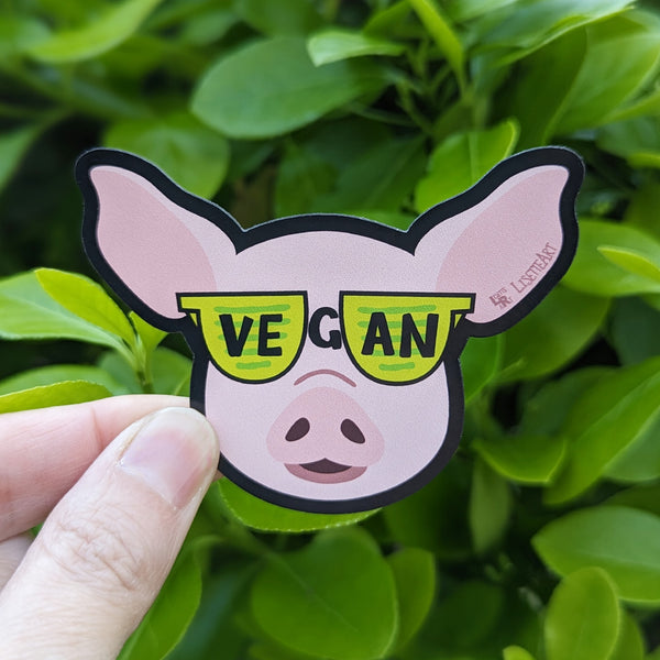 Vegan Pig Magnet