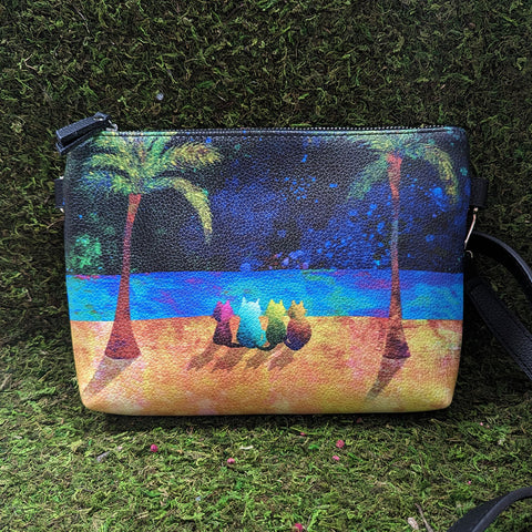 Vegan Leather Purse - Kitties in Hawaii