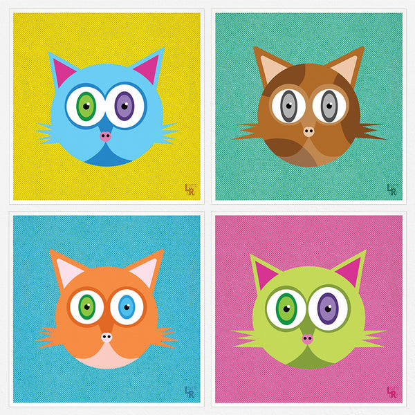 Cat Pop Art Prints