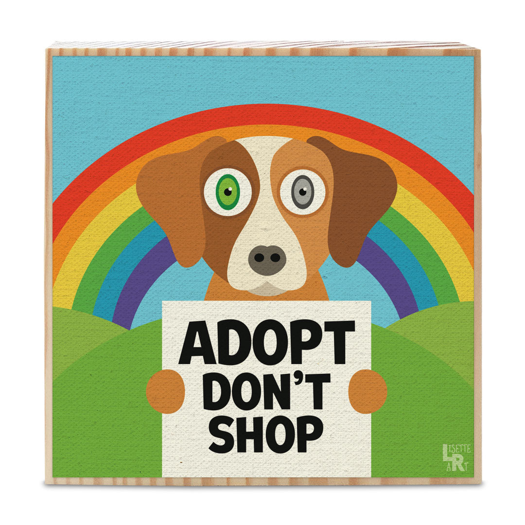 Adopt A Dog Sign