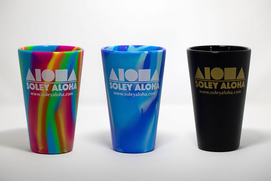 Aloha Shapes Silicone Kids Tumbler (Lid & Straw included) – Soley