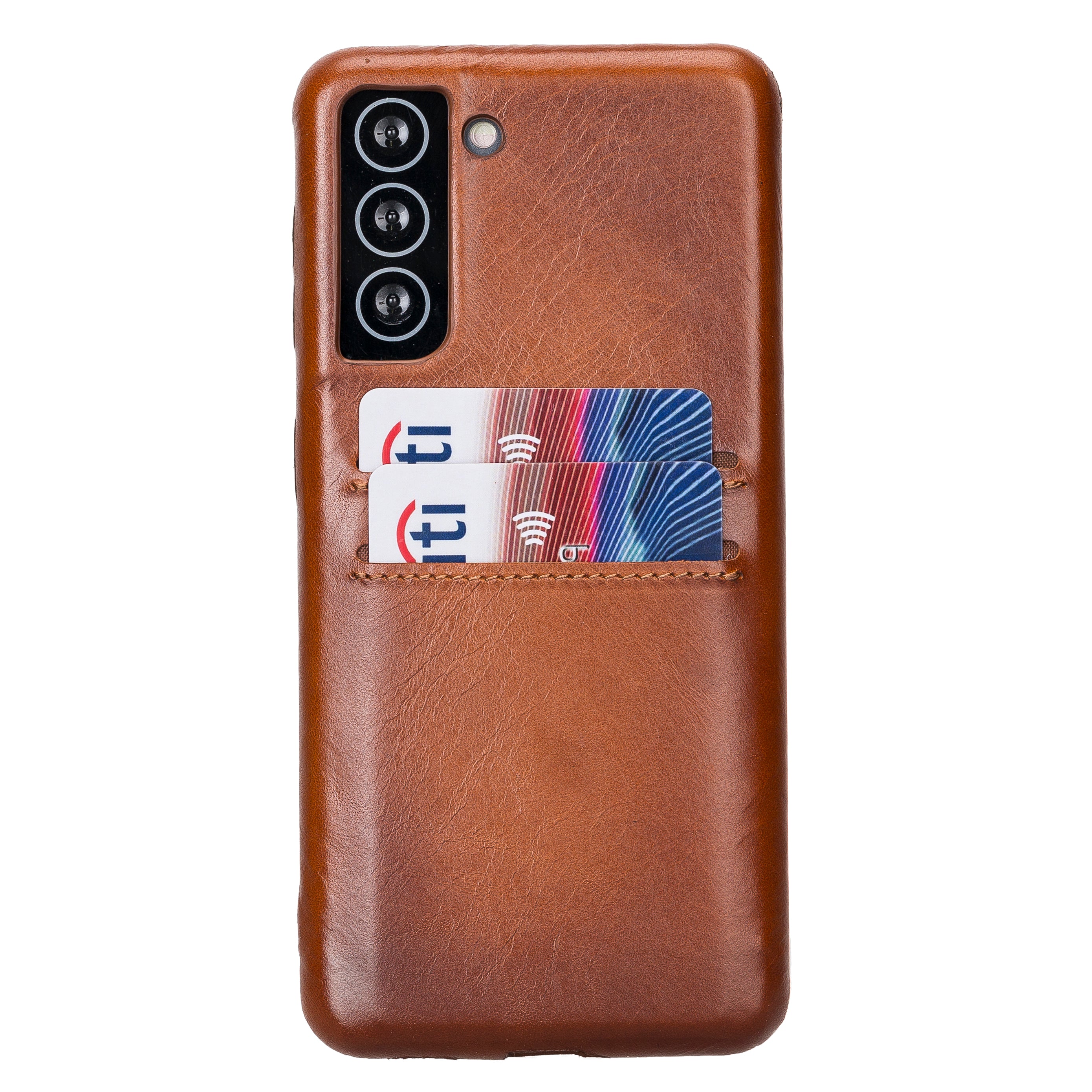 leef ermee haar Verandering Samsung Galaxy S21 Leather Snap-On Case with Card holder - Hardiston