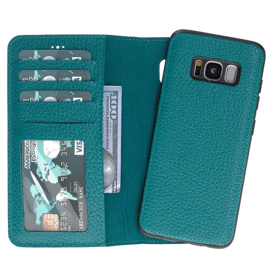 oorsprong verlegen winkel Samsung Galaxy S8 Leather Wallet Case with Card Holder - Hardiston