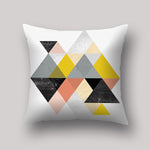 Expression Decorative Pillow with  Geometric Designs