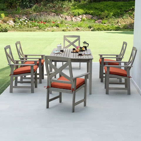 7 Pieces Outdoor Dining Set