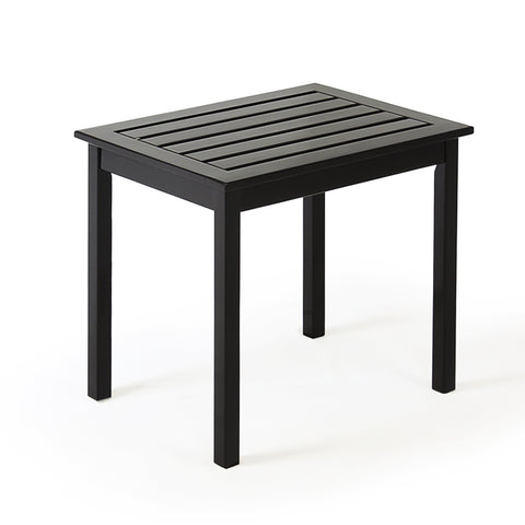 Mainstays Small Square Wood Side Table, Black Finish 