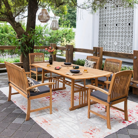 teak outdoor dining set