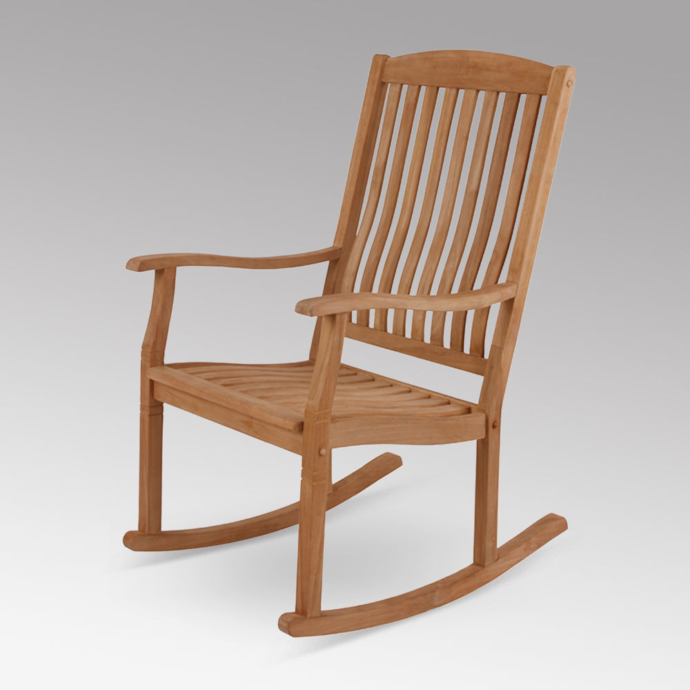 Richmond Solid Teak Wood Outdoor Rocking Chair Cambridge 