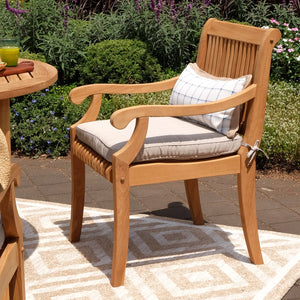 beige outdoor dining chair cushions