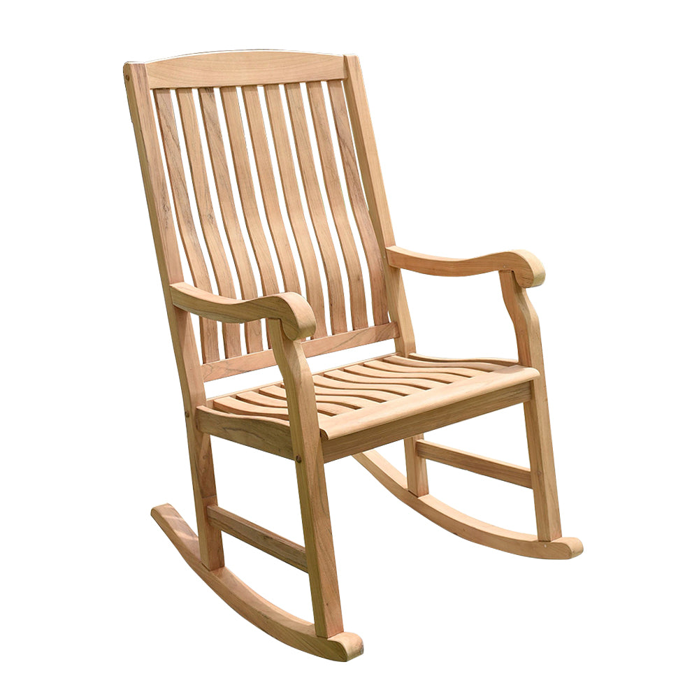 Buy Vermont Solid Teak Wood Outdoor Rocking Chair – Cambridge Casual