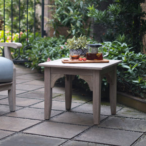 patio side table gray