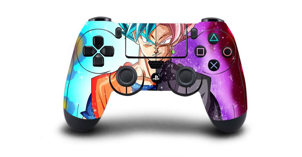 1pc Anime Dragon Ball Z Ps4 Controller Skin Sticker Decal - 