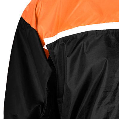 Rain Gear  Black Orange Motorcycle Rain Suit - Vikingcycle – Viking Cycle