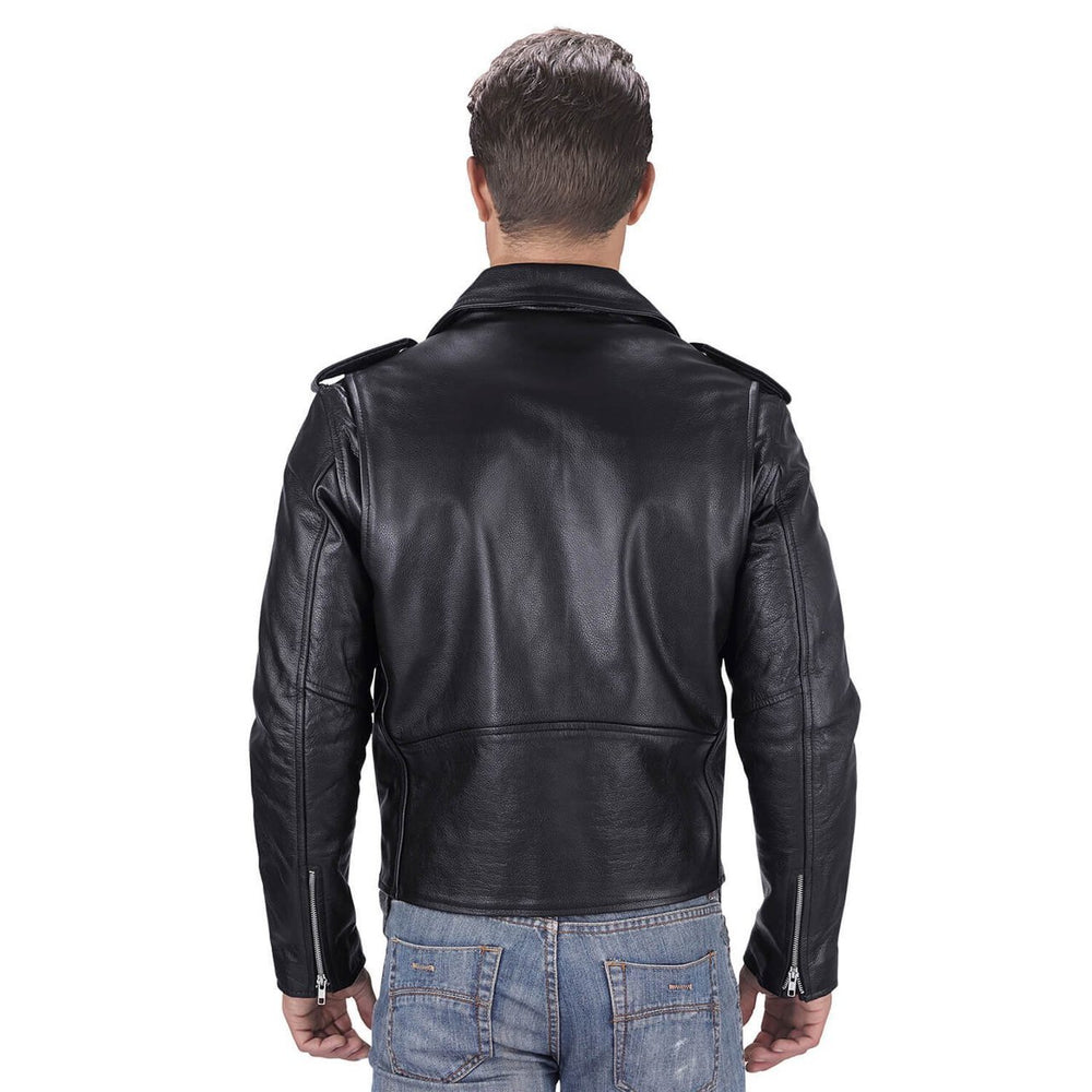 Nomad USA Classic Leather Biker Jacket – Viking Cycle